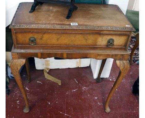 Walnut side table with drawer A/F