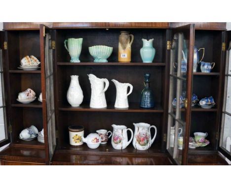 Large collection of china to include Royal Worcester and Sylvac etc (contents of cabinet)