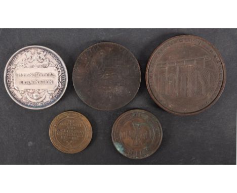Medallions: City and Guilds for John Edward Nicholl's Coal Tar Distillation 1st prize 1921, William Ramsey, Coke Managers' As