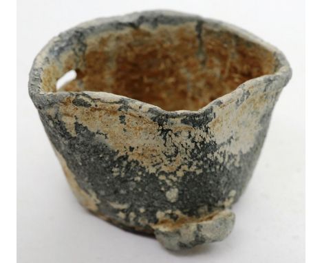 Lead Civil war powder pot to measure gunpowder in muskets, D: 20 mm. P&amp;P Group 0 (£5+VAT for the first lot and £1+VAT for