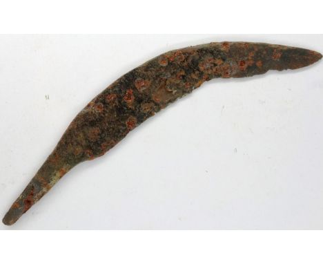 5th century, 5 inch iron sickle blade. P&amp;P Group 0 (£5+VAT for the first lot and £1+VAT for subsequent lots) 