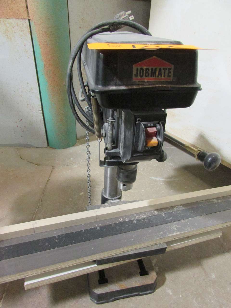 Jobmate 5559016 Bench Drill Press 4" Throat, 6 1/2"x6 1/4" Table, 2