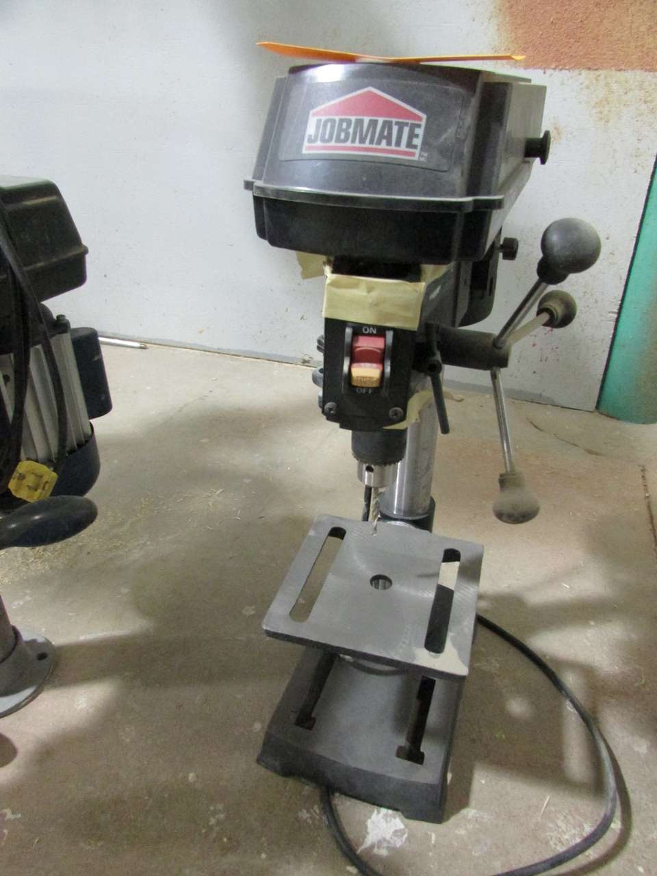 Jobmate 5559016 Bench Drill Press 4" Throat, 6 1/2"x6 1/4" Table, 2