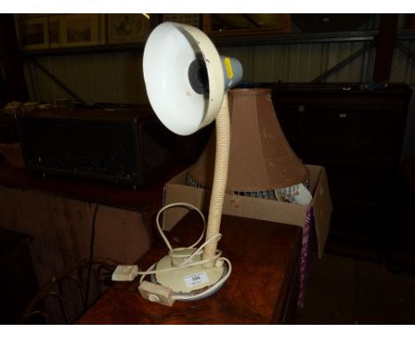 A desk lamp 