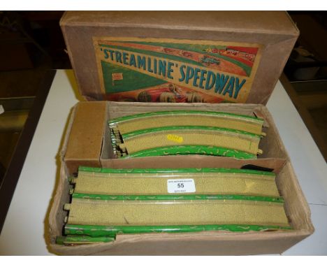 A Lewis Marx & Co. Streamline Speedway, in original box 