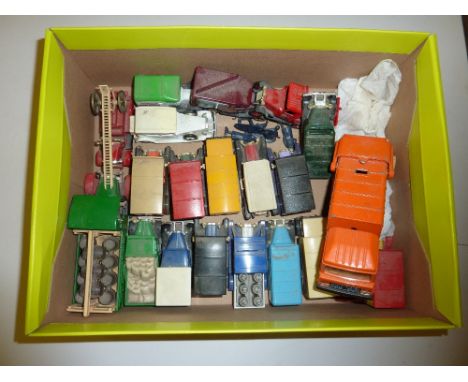 A box of die-cast model vehicles to include Corgi 