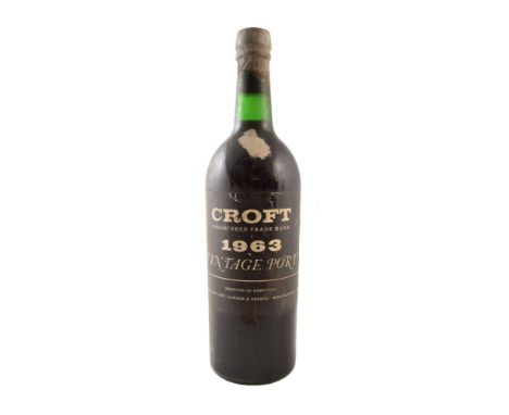 5 x Croft's Vintage Port 1963.