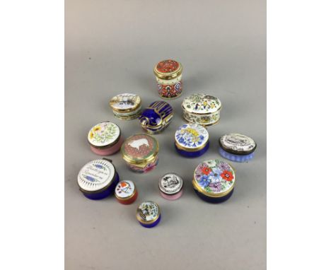 CRUMMLES LIMITED EDITION MILLENIUM ENAMEL, in box, along with a collection of Crummles and other enamels of various sizes and