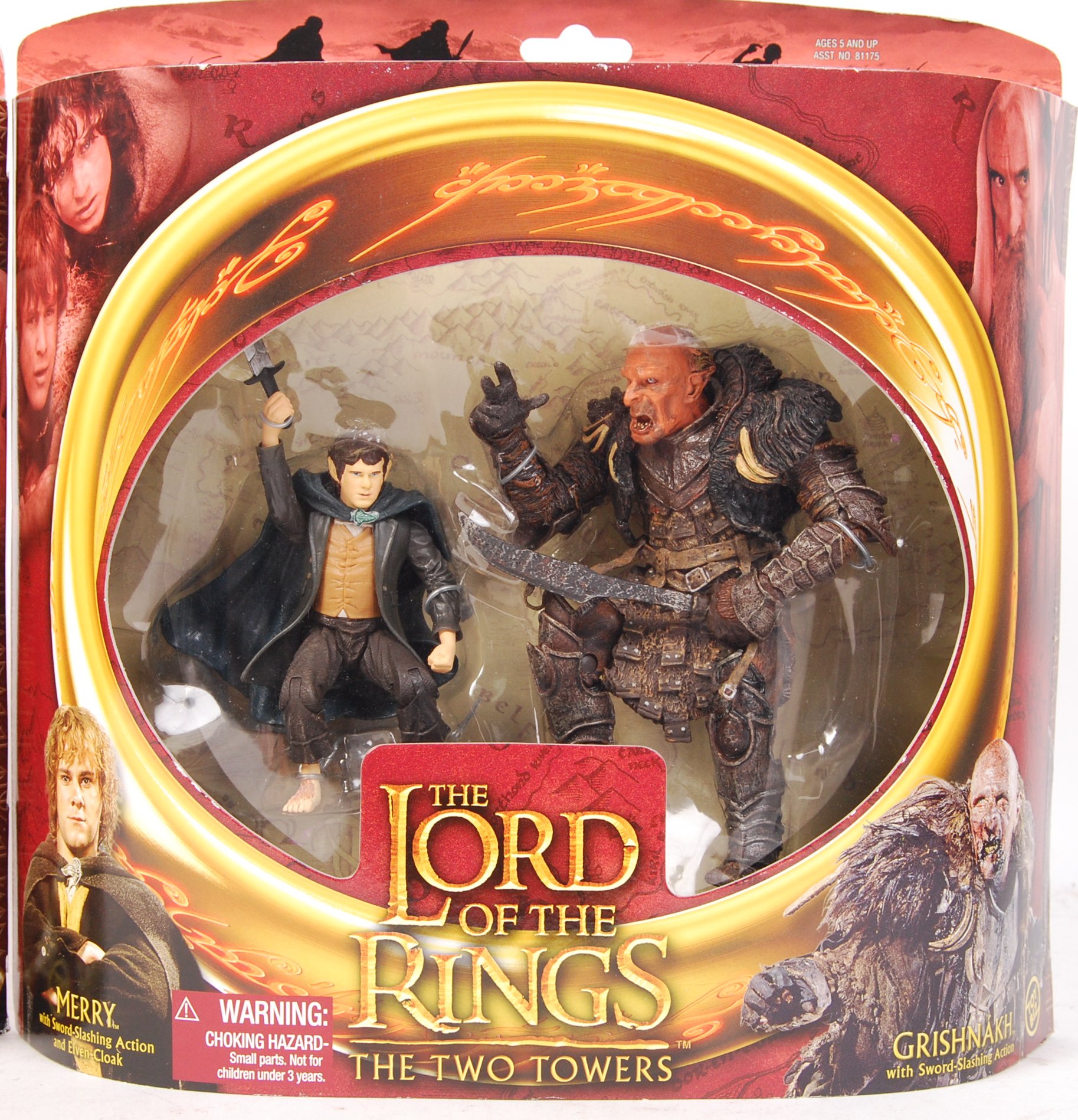 Two Toy Biz made The Lord of the Rings; The Two Towers action figure