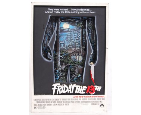 A McFarlane Toys made Friday The 13th ' Pop Culture ' series 3D Wall Art Mural Poster. Featuring the original Friday The 13th