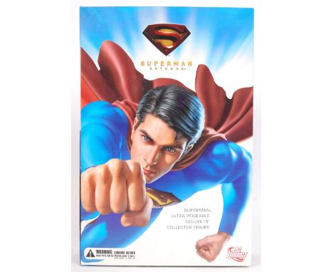 A superb DC Direct made ' Superman Returns ' 13" 1:6 scale style action figure. Contents appear unused, within the original d