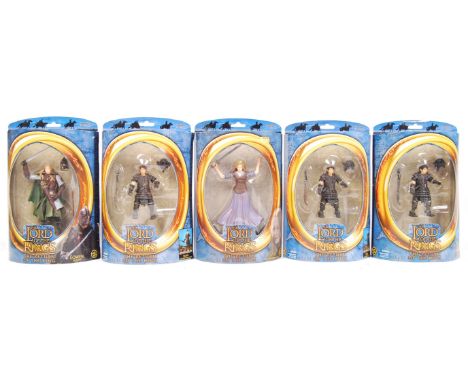 Five Toy Biz made The Lord of the Rings; The Return of the King action figures to include; Frodo (3x), Eowyn &amp; Eowyn (in 