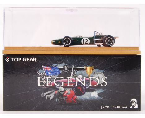 A superbly detailed 1:43 scale precision diecast model by Top Gear. From the ' Legends ' series. TGL01 - Jack Brabham. Ex-sho