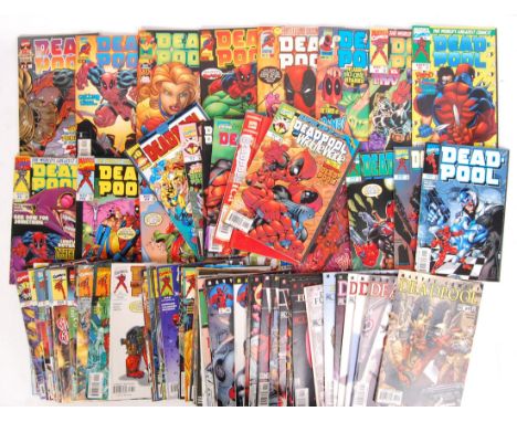A good collection of assorted Deadpool Marvel Comics comic books,&nbsp; to include: a complete run of Nos. 1-69, Flashback De