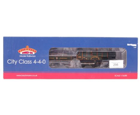 A good Bachmann Branch Line 00 gauge railway trainset locomotive 31-726 ' City Class 3433 - City Of Bath '. Appears mint, ver