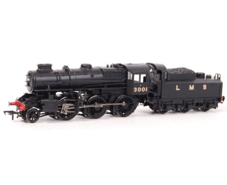 A Bachmann model rail 00 gauge railway trainset locomotive 32-575 ' LMS Ivatt Class 4 Loco  '. With tender. Unboxed, mint.  N