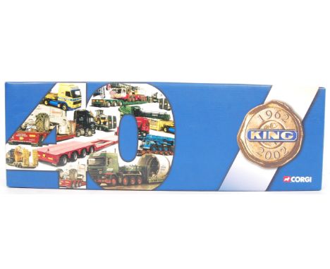 A Corgi 1:50 scale limited edition ' King 1962-2002 ' CC12412 Volvo 5 Axle King Trailer, Edmund Nuttall Ltd diecast model tru