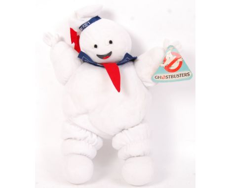 An original vintage 1980's (1984) Galoob made Ghostbusters ' Stay Puft Marshmallow Man ' stuffed plush toy. Still retaining t