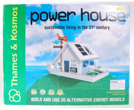 A Thames &amp; Kosmos 'sustainable living in the 21st century' Power House kit. Appears mint complete, with some parts still 