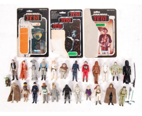 A large collection of 25x original vintage Star Wars Kenner / Palitoy made action figures. Various characters to include; Luk