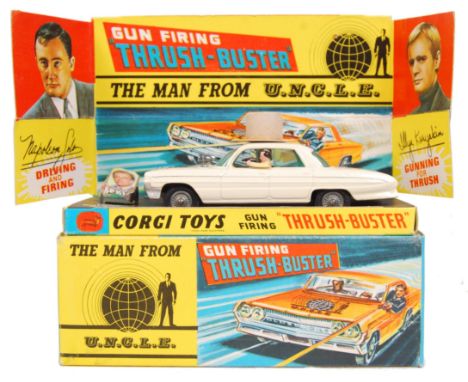 A remarkable ' shop fresh ' original vintage Corgi Toys diecast model No. 497 ' The Man From UNCLE ' ' Gun Firing Thrush-Bust