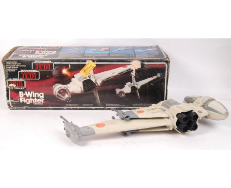 A vintage Palitoy made Star Wars tri-logo action figure playset ' B Wing Fighter ' vehicle. Appears 100% complete, within the