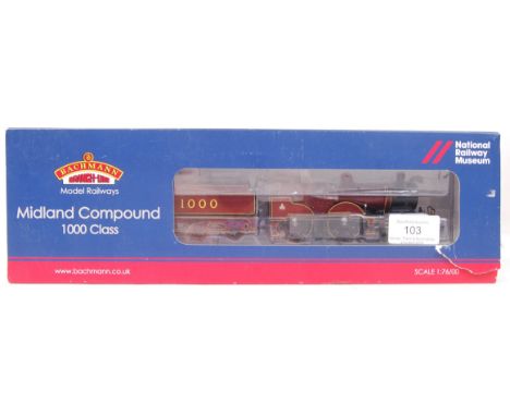 A good Bachmann Branch Line 00 gauge railway trainset locomotive 31-930NRM ' Midland Compound 1000 ' Produced Exclusively for