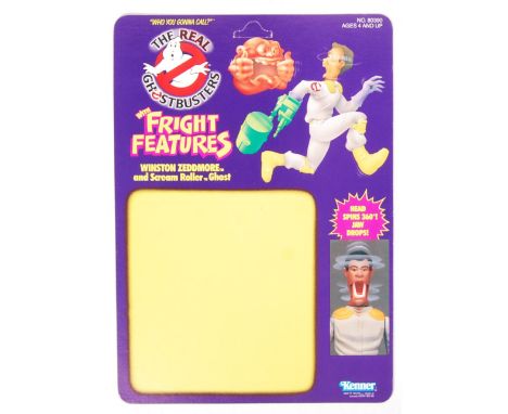 An incredibly rare original 1980's ex- Kenner factory prototype / proof card for The Real Ghostbusters ' Fright Features ' ra