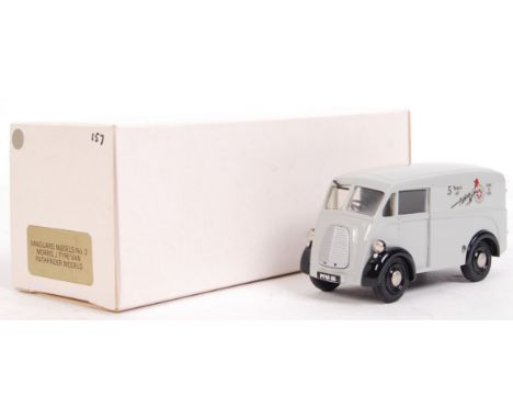 A Pathfinder Models precision diecast 1:43 scale model Vanguard Models No.2 ' Morris J Type Van .' ' 5 Years Of Pathfinder Mo