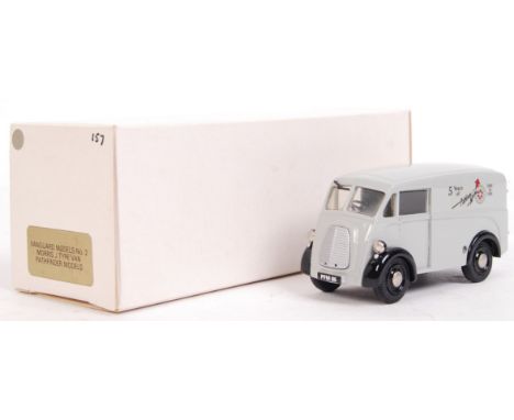 A Pathfinder Models precision diecast 1:43 scale model Vanguard Models No.2 ' Morris J Type Van .' ' 5 Years Of Pathfinder Mo