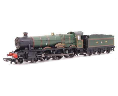 A Bachmann Branch Line 00 gauge model rail railway trainset locomotive 31-777 ' 6962 ' ' Soughton Hall '. Unboxed. With tende