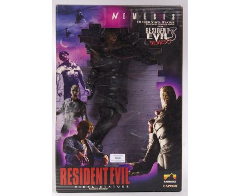 A rare large scale ' Resident Evil ' ' 16" Vinyl Statue ' of ' Nemesis .' Contents appear mint, very likely unused, within th