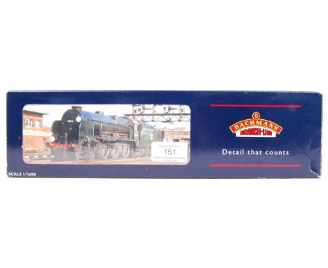 An original Bachmann Branch Line 00 gauge railway trainset locomotive ' 31-406 Lord Nelson 30850 '. Train appears mint, withi