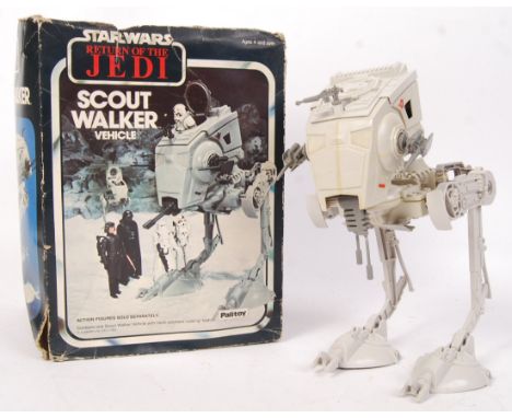 An original vintage Palitoy made Star Wars action figure playset ' Scout Walker Vehicle '. Appears 100% complete (with top gu