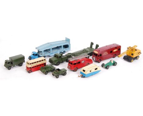 A collection of assorted vintage Dinky Toys diecast models - to include some military themed. Comprising of; British Railways