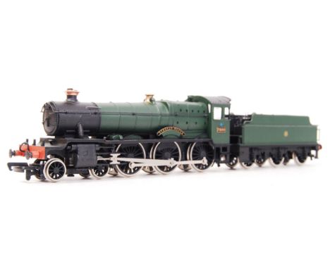 A Bachmann Branch Line 00 gauge model rail railway trainset locomotive 31-304 Manor Class ' Torquay Manor ' 7800 . With tende