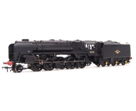 A good Bachmann model rail 00 gauge railway trainset locomotive 92192 BR Black loco. Black, with tender. Unboxed, mint.  Note