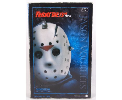 A Sideshow Collectibles 1:6 scale action figure ' Jason Voorhees ' from ' Friday The 13th Part VI ' 12" action figure. Conten