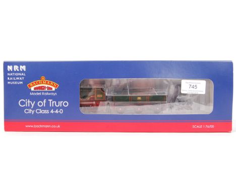 A superb rare Bachmann Branch Line 00 gauge railway trainset locomotive 31-725NRM City Class Locomotive 3440 ' City Of Truro 