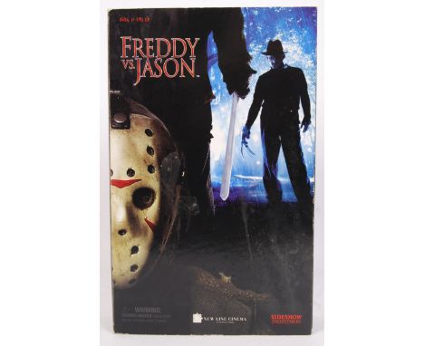 A Sideshow Collectibles 1:6 scale action figure ' Jason Voorhees ' from ' Freddy Vs Jason ' 12" action figure. Contents appea