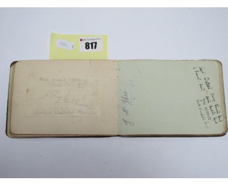 Autographs -  Arsenal to include Compton, Bastin, Hapgood. Sunderland - Carter, Connor, Hastings, Gallacher. Bolton, Falkirk,