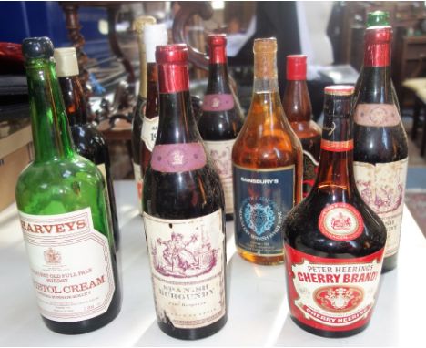 A BOTTLE OF SANDEMAN RUBY PORT and similar bottles of alcohol 
