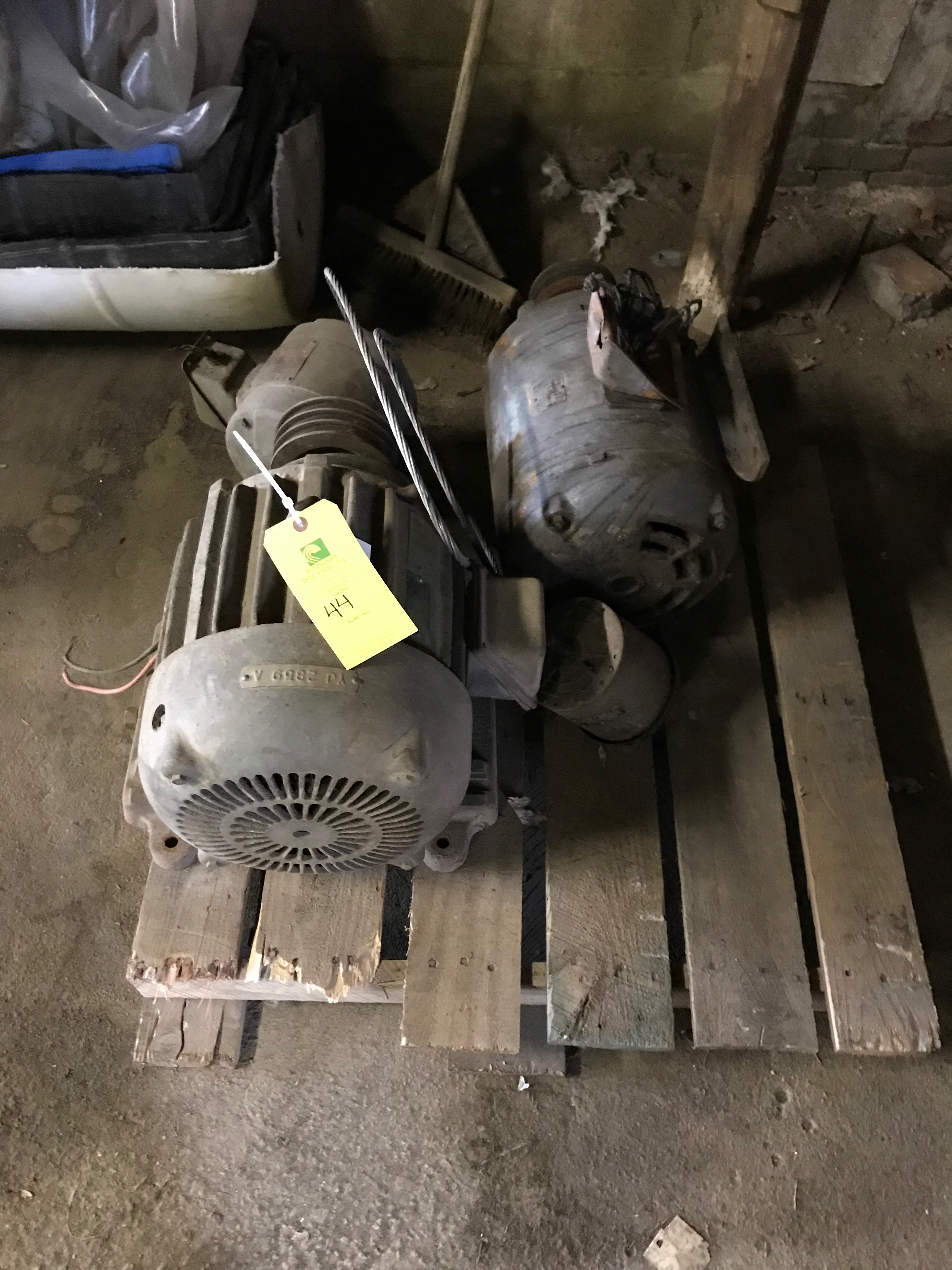 ELECTRIC MOTOR – WAGNER ELECTRIC CO, MODEL # 83E678, 3 PHASE, HP 7.5