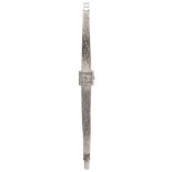 Swiss, Rolex, Circa 1960, A lady's 18 carat white gold and diamond wristwatch