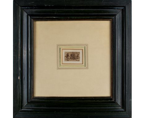 British Early 18th/19th Century Two drawings [a] A graphite portrait of John Keate (1773 - 1852), Headmaster of Eton College.