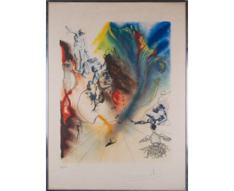 Salvador Dali (Spanish, 1904-1989) 'Romantic', from the Four Dreams of Paradise suite 1973 Coloured lithograph on Arches 49/1