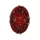 Middle Eastern, Mid-19th Century, A carnelian intaglio