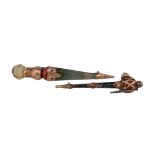 Scottish, Circa 1880, Two dirk brooches