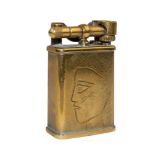 NO RESERVE: Casanova, Vintage, A hand-engraved brass lighter, after Picasso?