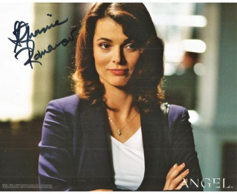 Stephanie Romanov signed 10x8 colour photo from Angel. American model and actress, best known for playing Lilah Morgan on Ang